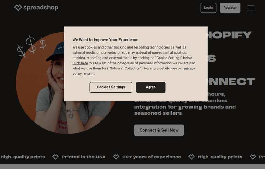 SPOD official homepage screenshot
