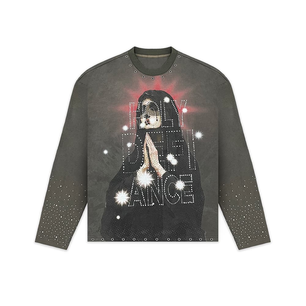 Graphic Long Sleeve Tee front production reference