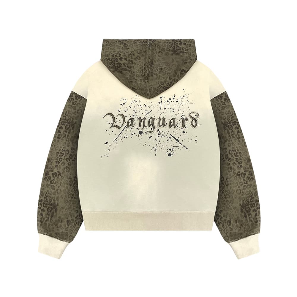 Panelled Pullover Hoodie sample view 3