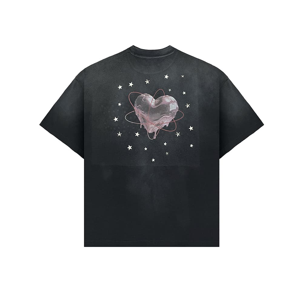 Black Graphic T-Shirt sample view 2