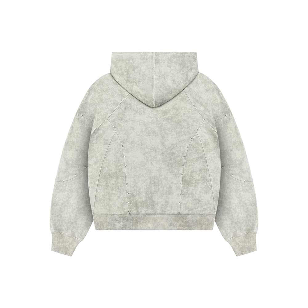 Light Grey Graphic Hoodie sample view 2