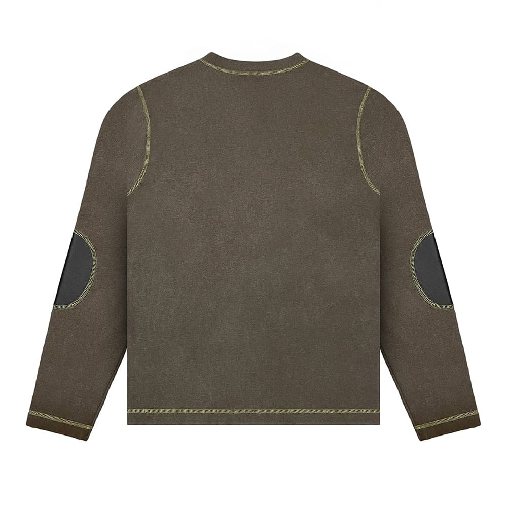 Patchwork long sleeve T-shirt sample 2