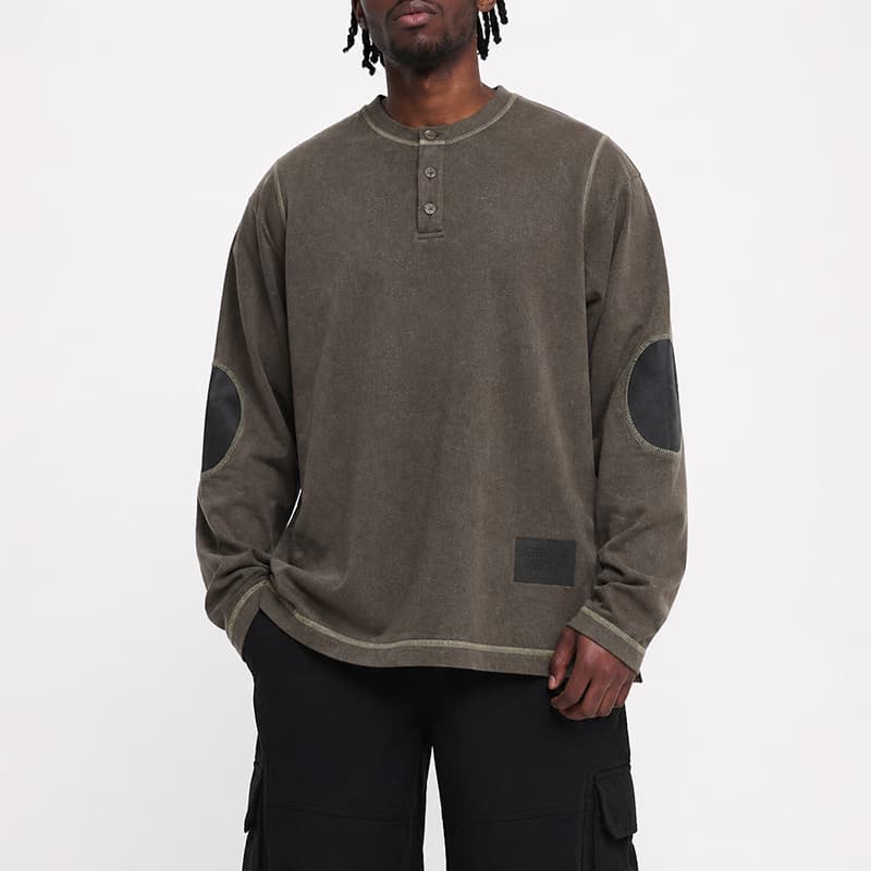 Patchwork Long Sleeve Shirt main sample