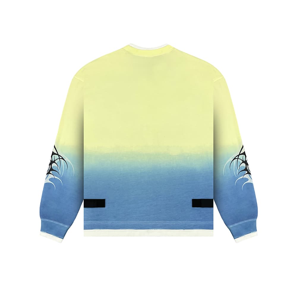 Gradient graphic crewneck sweatshirt sample 2