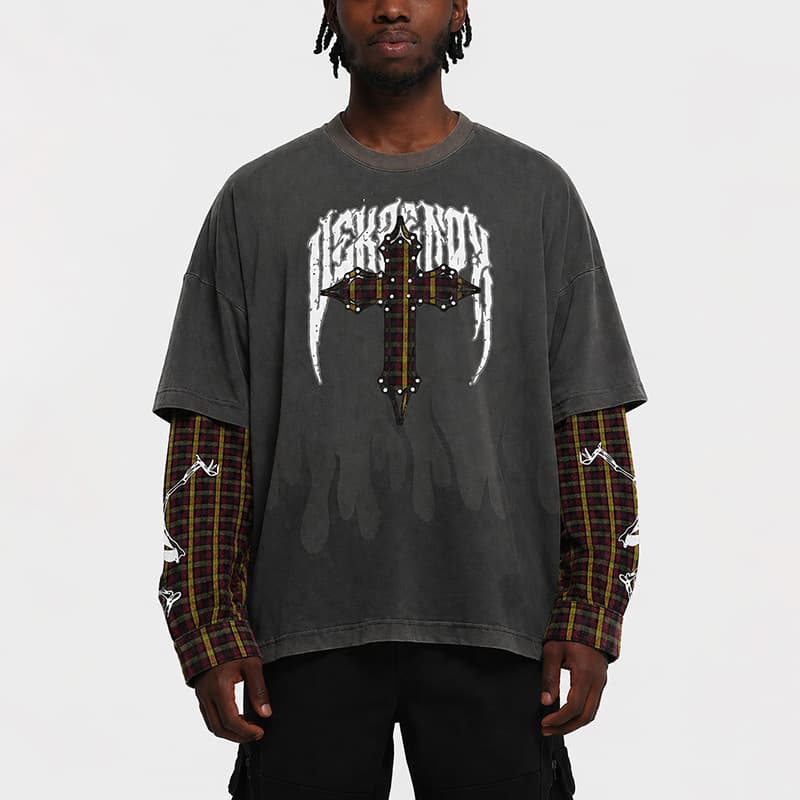 Layered Long Sleeve T-Shirt main sample