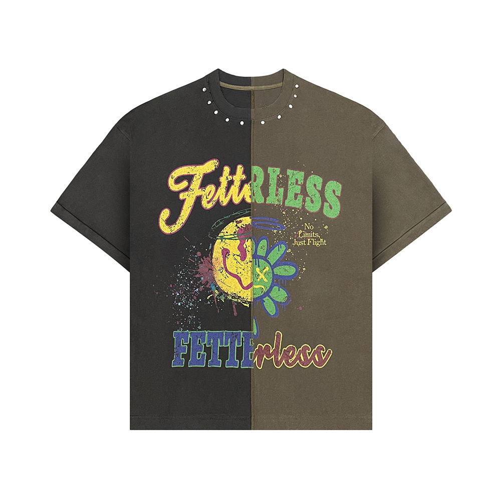 Heavyweight graphic T-shirt sample view 1